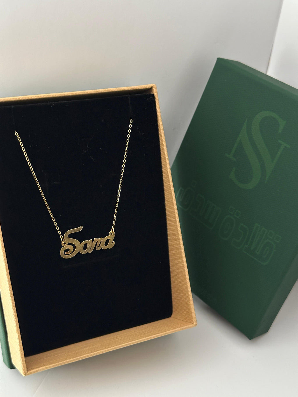 .قلادة مصنوعة من ذهب عيار 21 مع سلسلة حسب الطلب GN-E0-24.