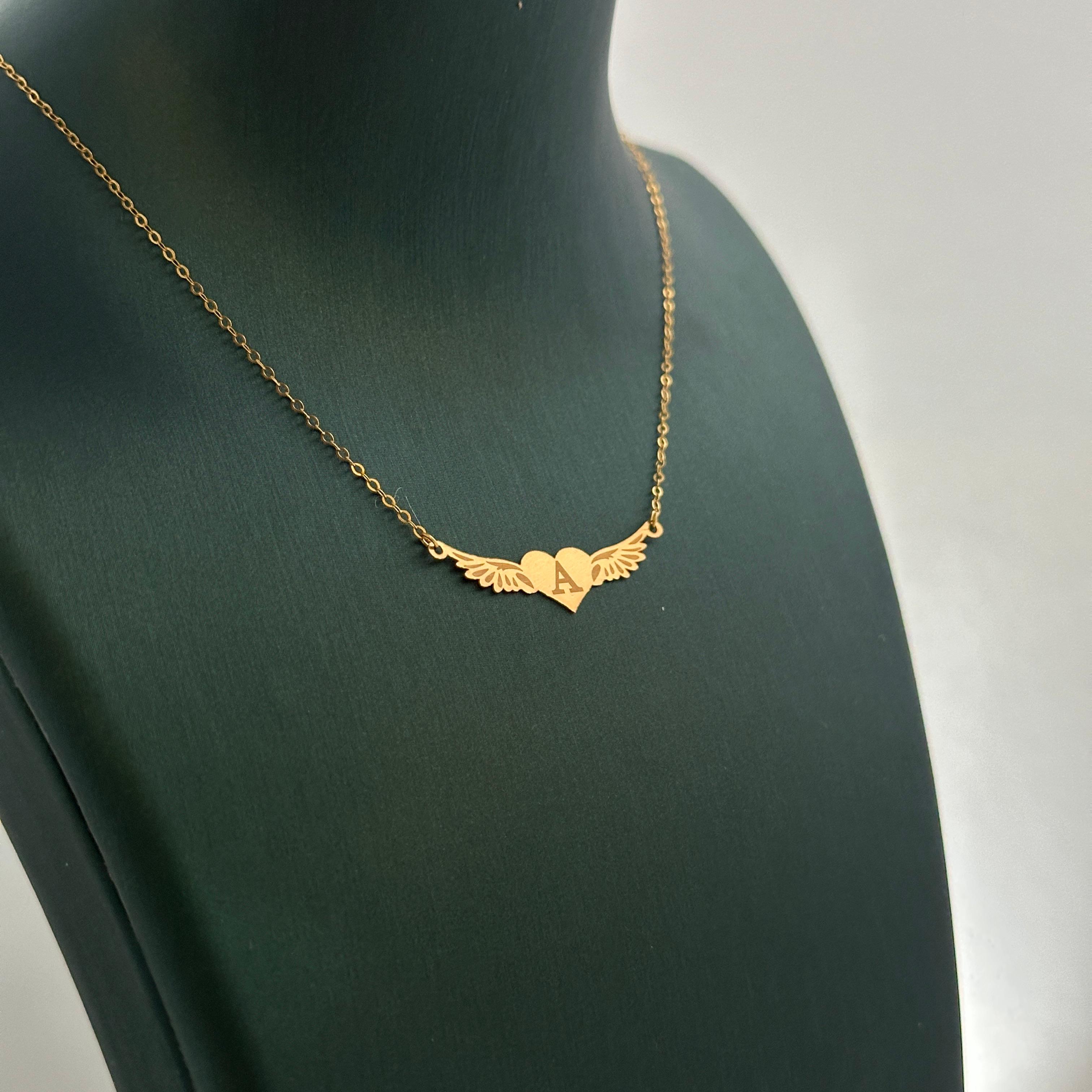 .قلادة ذهب عيار 21 مع سلسلة مصنوعة حسب الطلب   GN-EWH0-42.