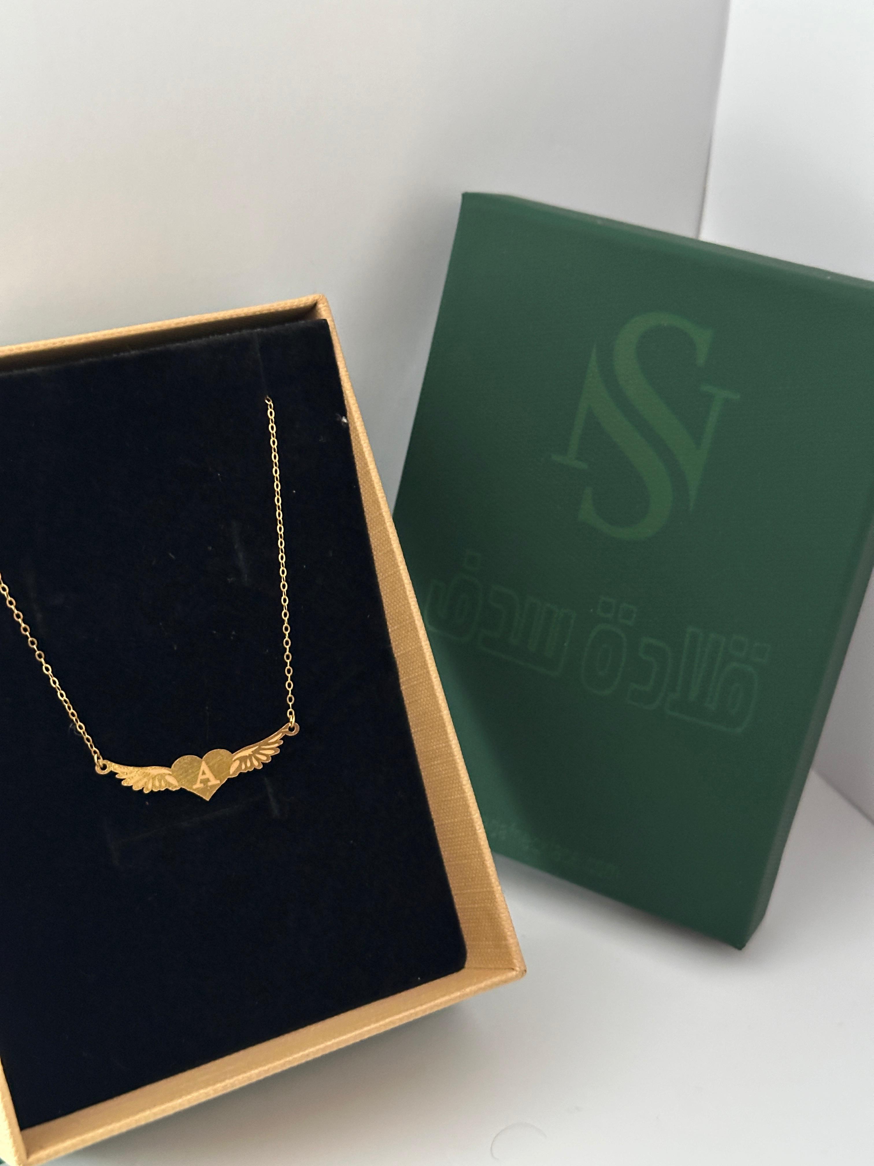 .قلادة ذهب عيار 21 مع سلسلة مصنوعة حسب الطلب   GN-EWH0-42.