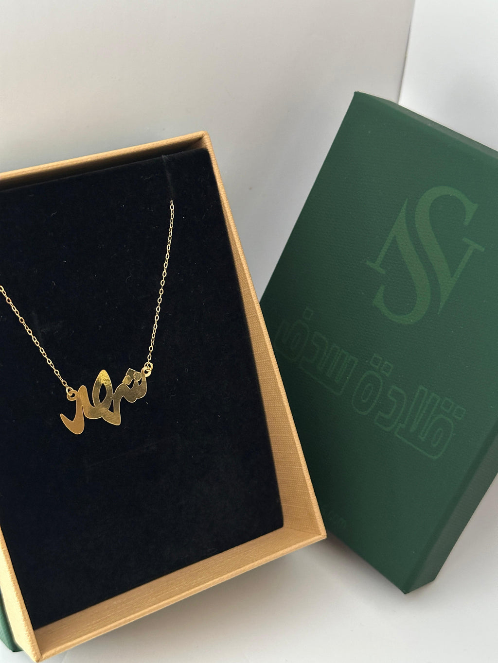 .قلادة مصنوعة من ذهب عيار 21 مع سلسلة حسب الطلب GN-A1-36.