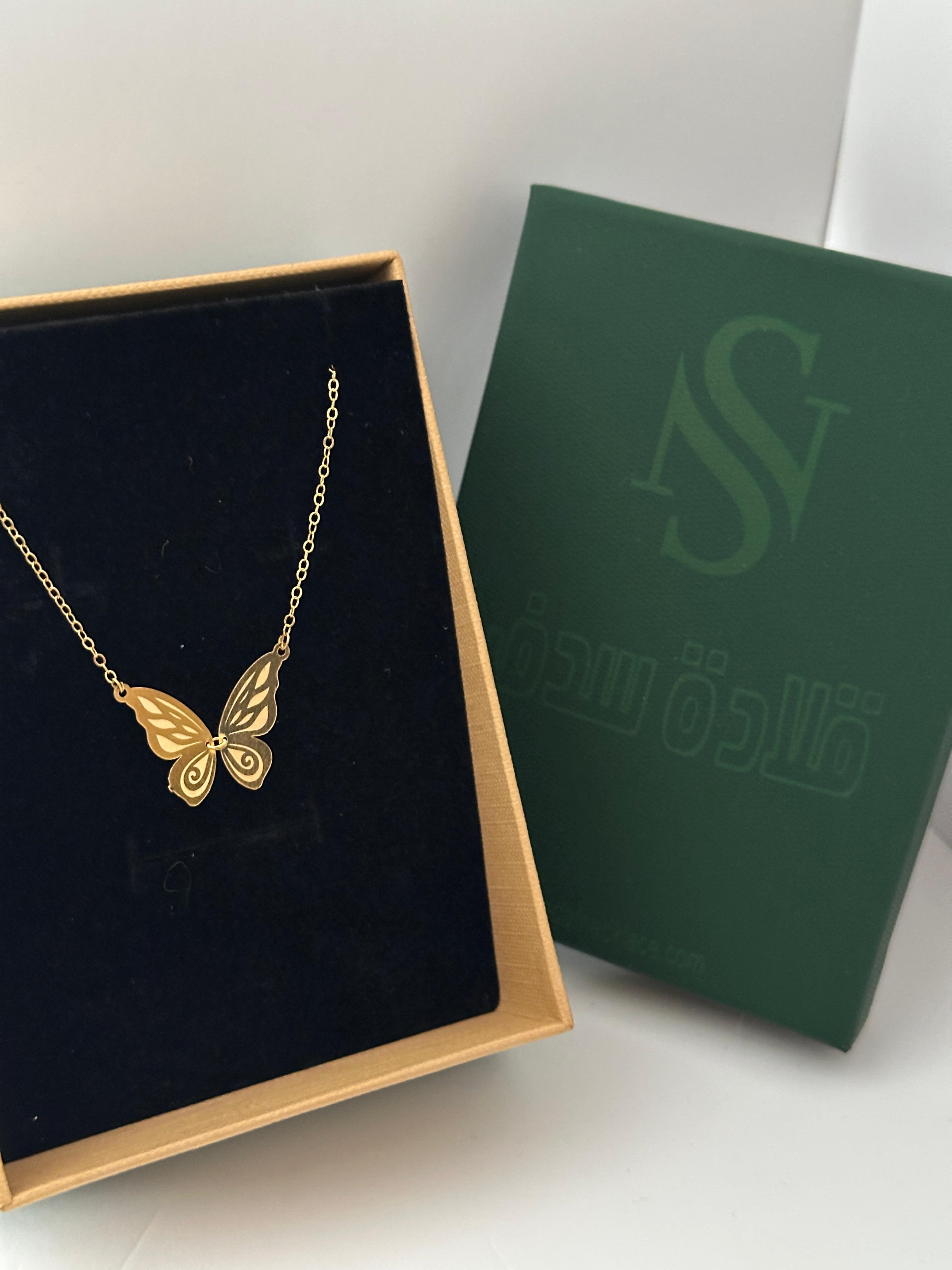 .قلادة مصنوعة من ذهب عيار 21 مع سلسلة حسب الطلب GN-B1-51.