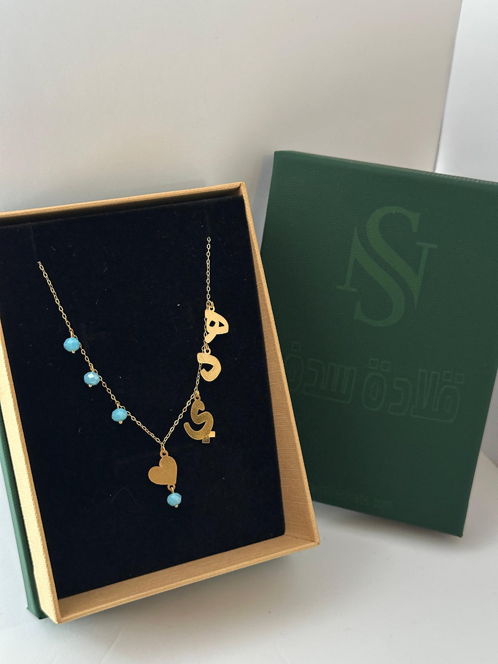 .قلادة مصنوعة من ذهب عيار 21 مع سلسلة حسب الطلب GN-A-LB1-45.