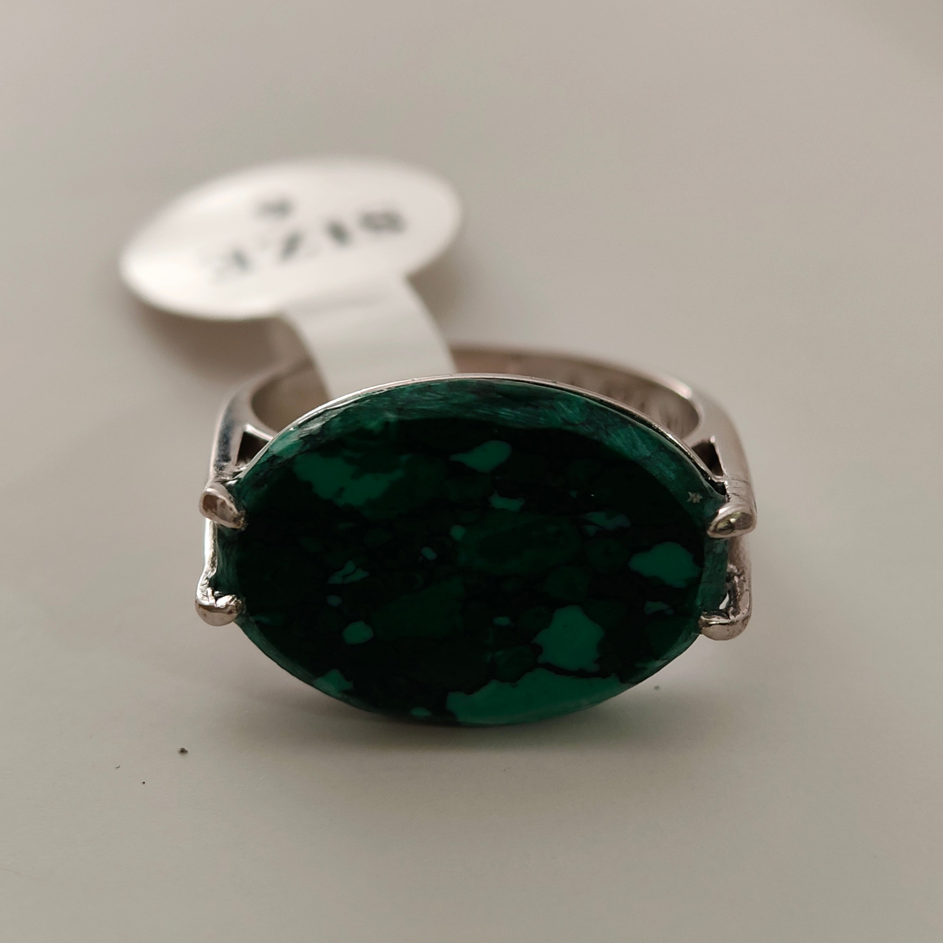 خاتم ملكي أخضر – فضة عيار 925 _ SR-MG-20