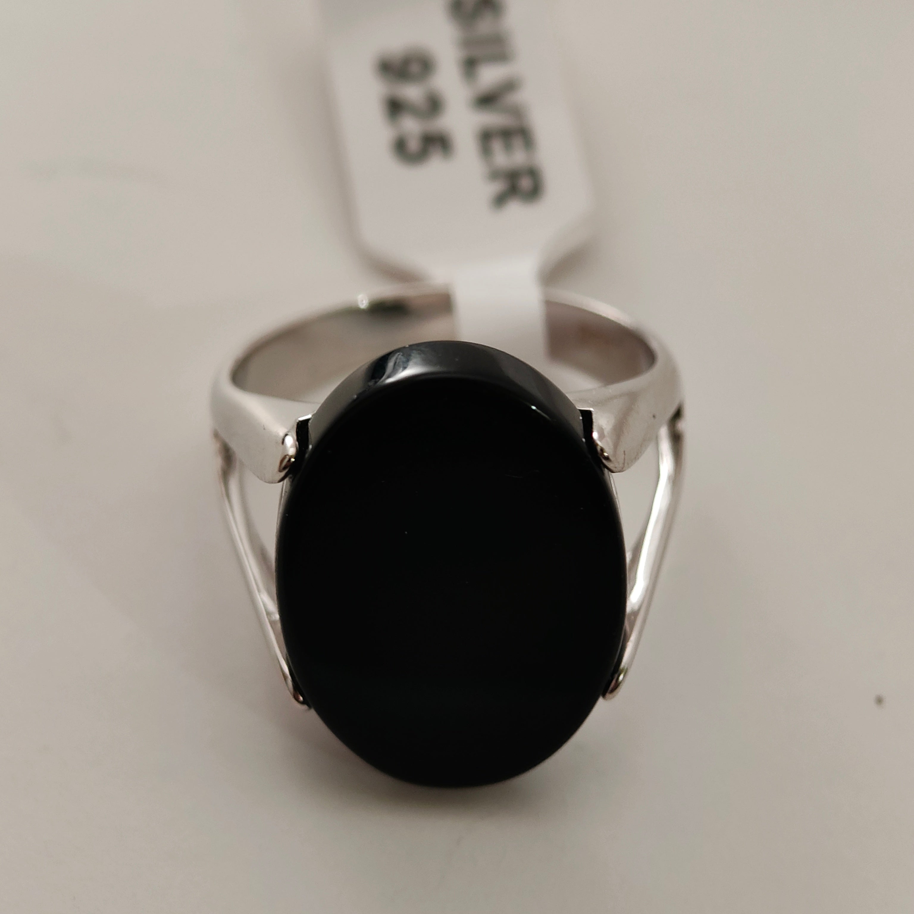 خاتم ملكي أسود – فضة عيار 925 _ SR-MB-31