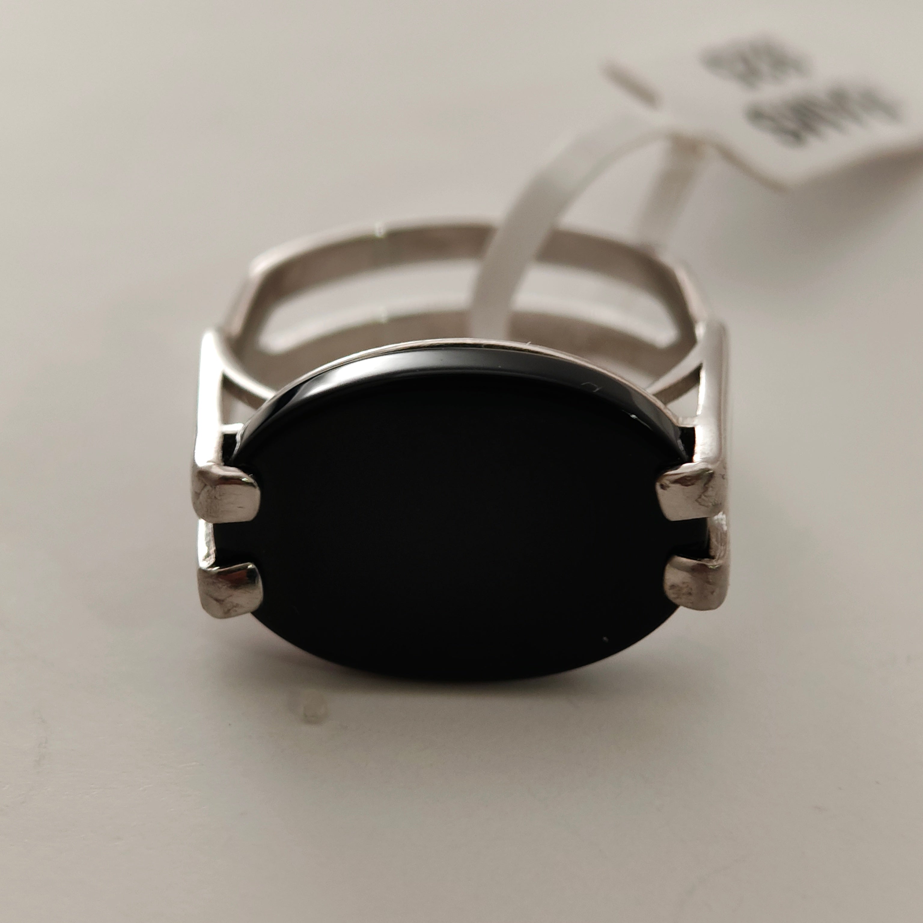 خاتم ملكي أسود – فضة عيار 925 _ SR-MB-39