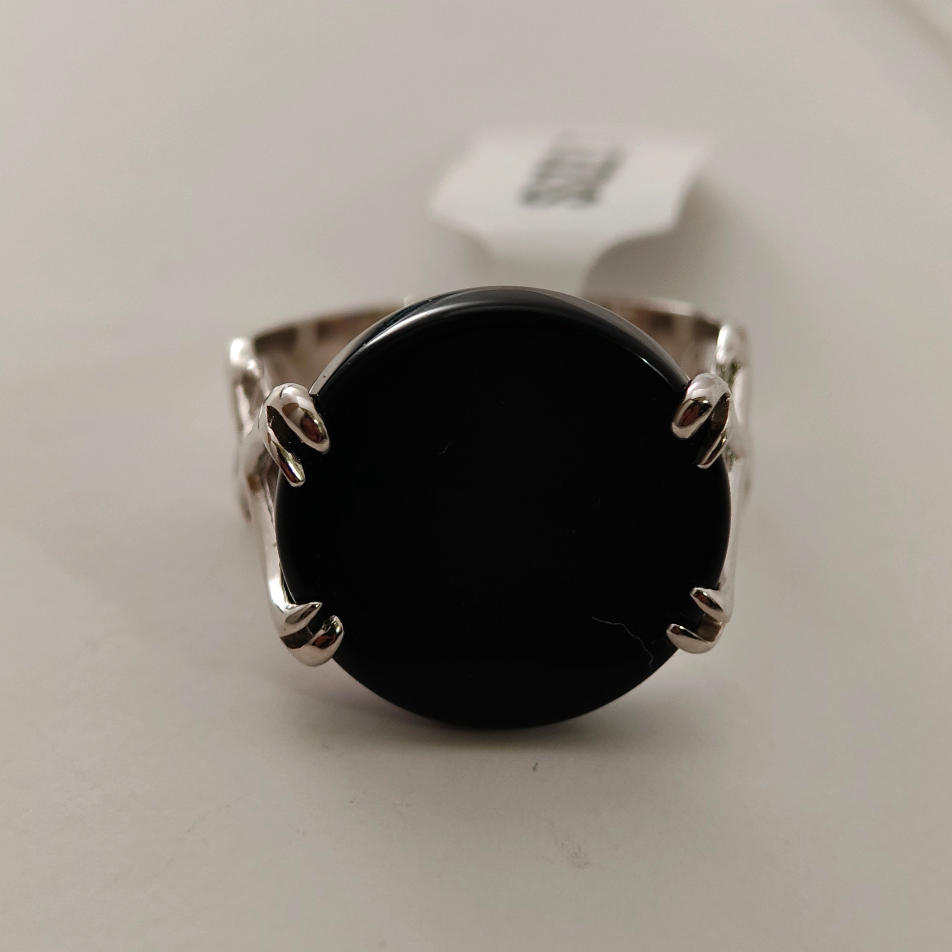 خاتم ملكي أسود – فضة عيار 925 _ SR-MB-40