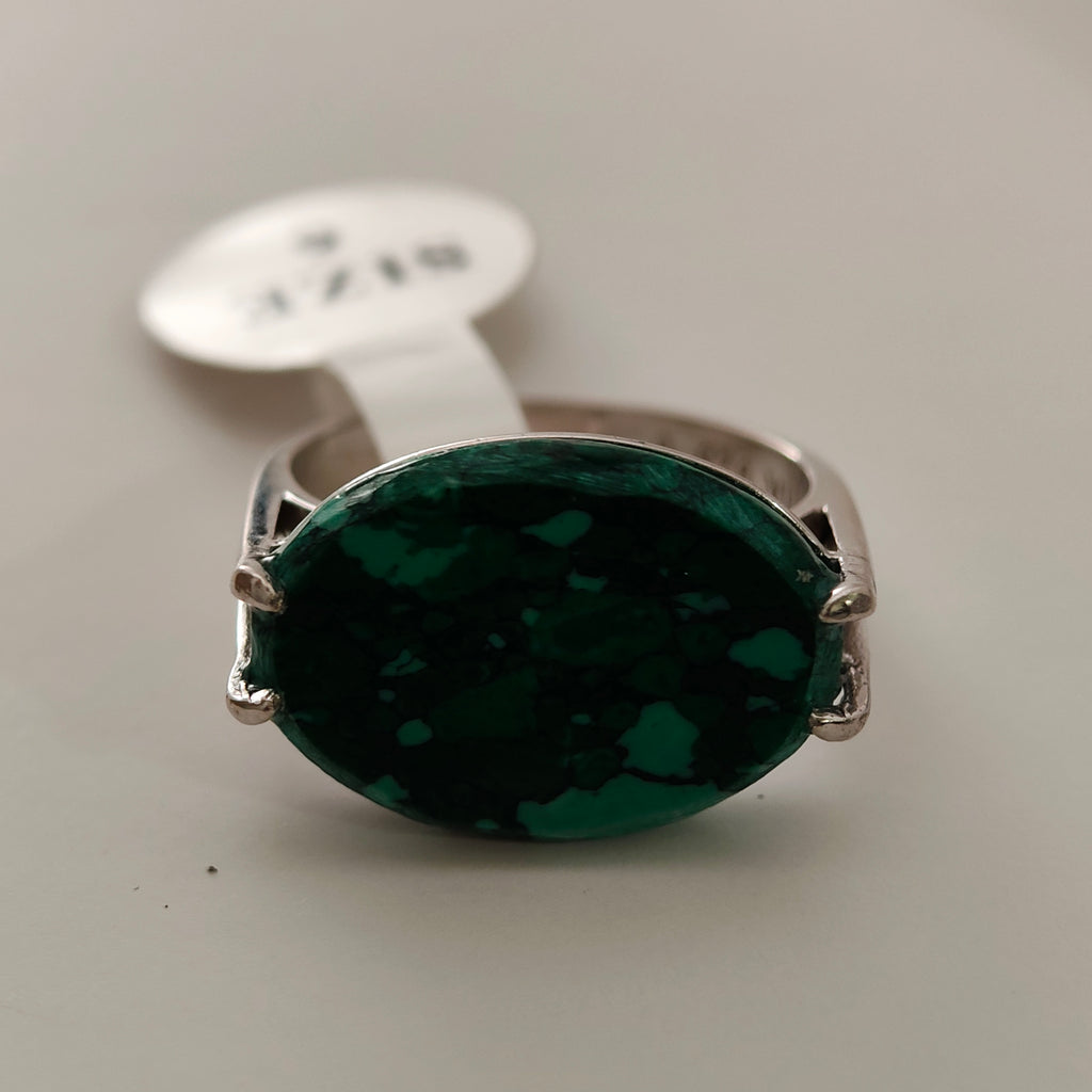 خاتم فضة رجالي أزرق
