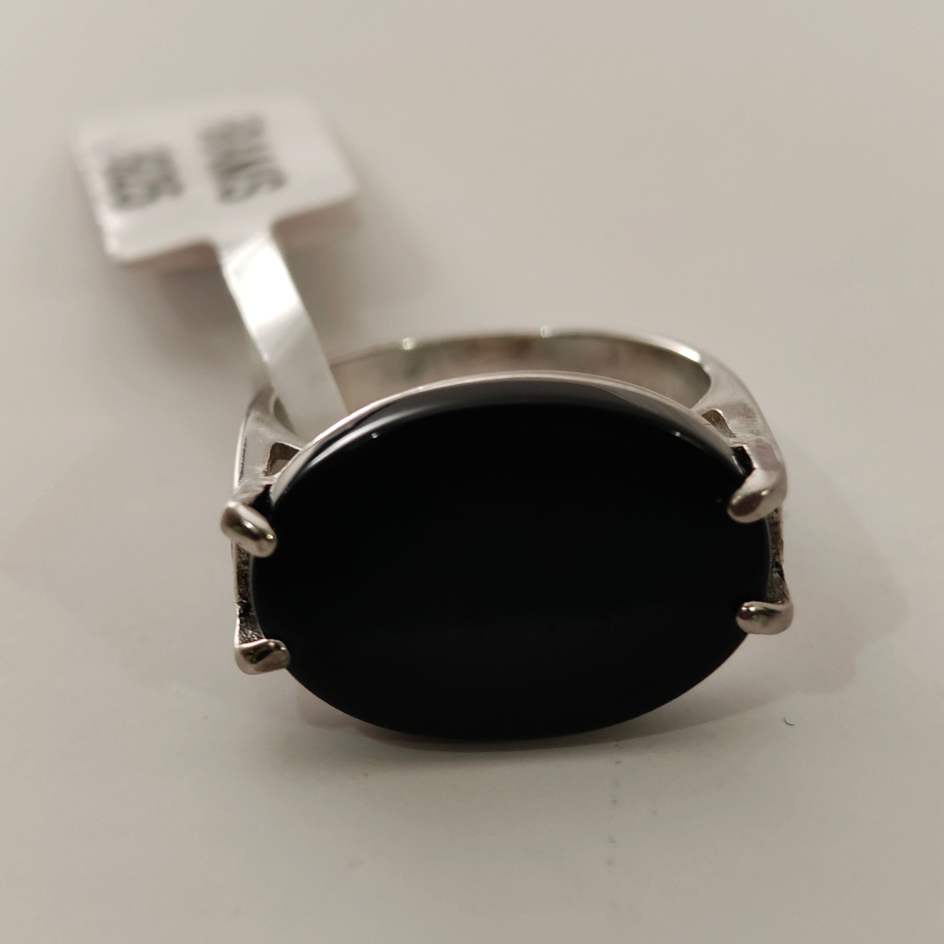 خاتم فضة أسود
